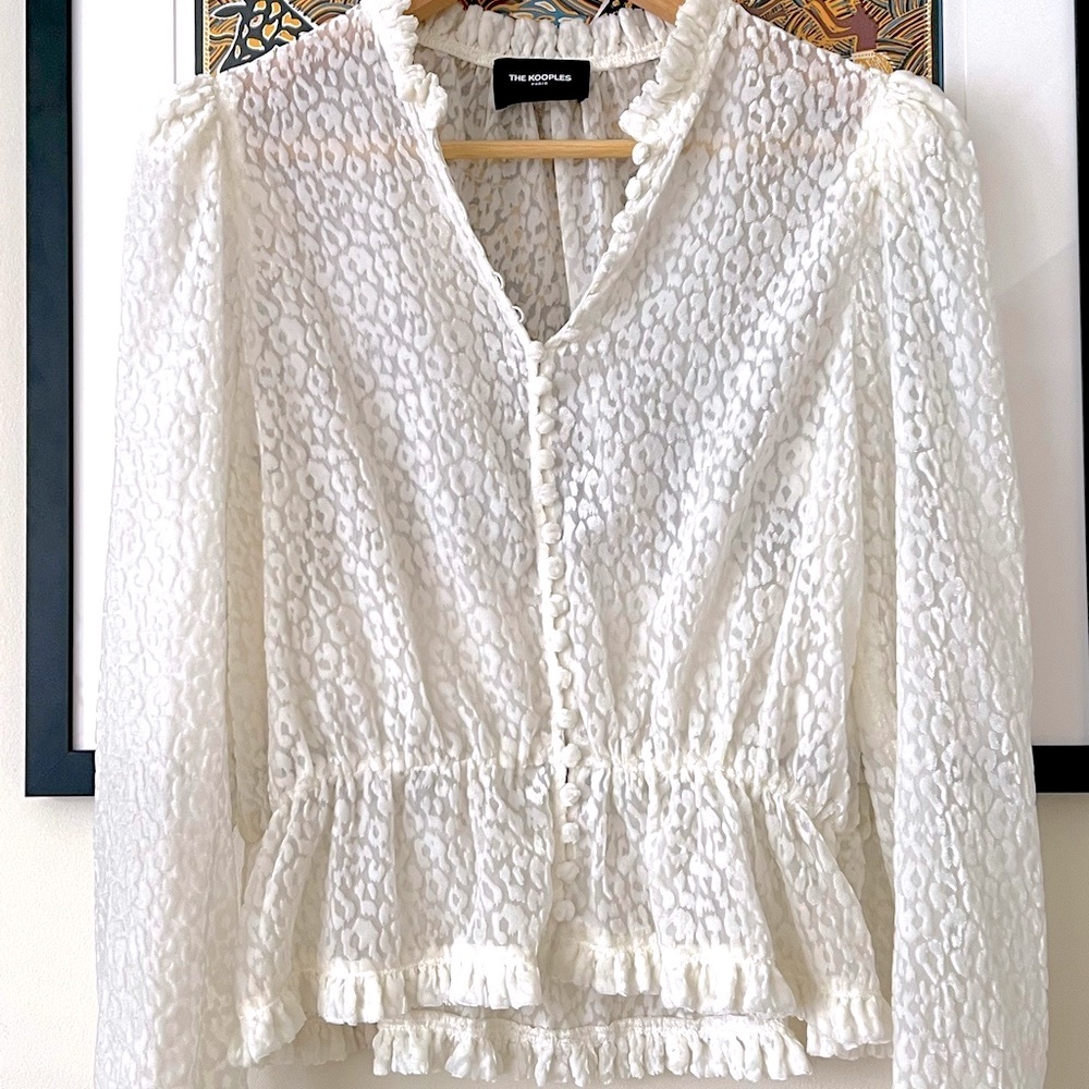 Kooples White Blouse